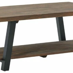 Ashley Furniture Chanzen - Brown/black - Rectangular Cocktail Table Tables