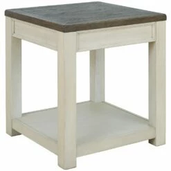 Buy 💯 Ashley Furniture Bolanburg - Brown/white - Square End Table 😍 10 Ashley Furniture Bolanburg - Brown/white - Square End Table