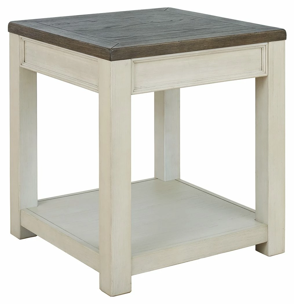 Buy 💯 Ashley Furniture Bolanburg - Brown/white - Square End Table 😍 6 Ashley Furniture Bolanburg - Brown/white - Square End Table