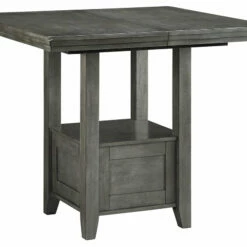 Ashley Furniture Hallanden - Gray - Rect Drm Counter Ext Table Tables