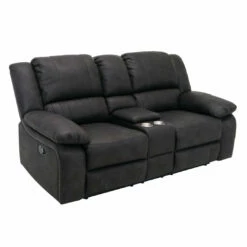 Emerald Home Navaro Reclining Console Loveseat