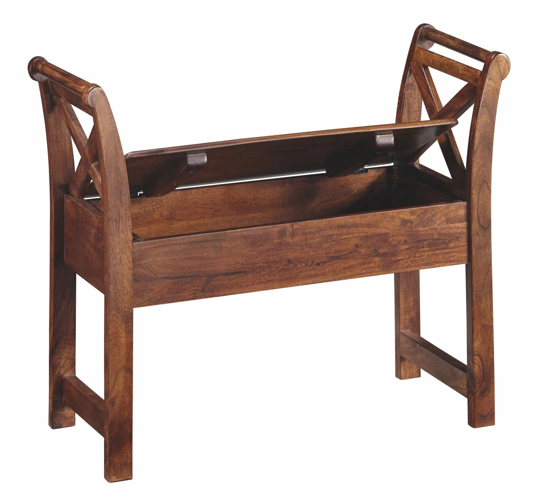 Best Pirce ๐ Ashley Furniture Abbonto - Warm Brown - Accent Bench Benches ๐ 5 Ashley Furniture Abbonto - Warm Brown - Accent Bench Benches