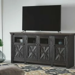 Ashley Furniture Tyler - Black/gray - Extra Large Tv Stand TV Stands