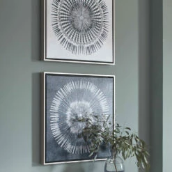 Ashley Furniture Monterey - Blue/white - Wall Art Set (2/cn) Accessories