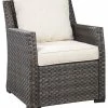 Ashley Furniture Easy - Dark Brown/beige - Lounge Chair W/cushion (1/cn)