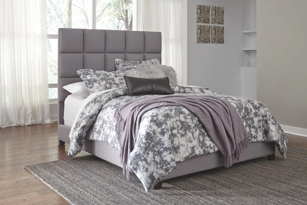 Best Pirce 👍 Ashley Furniture Dolante - Square Biscuit Tufting - Upholstered Beds 🔥 6 Ashley Furniture Dolante - Square Biscuit Tufting - Upholstered Beds