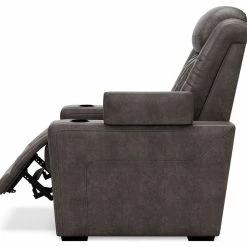 Ashley Furniture Hyllmont - Gray - Pwr Recliner/adj Headrest Reclining Furniture