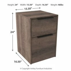 Ashley Furniture Arlenbry - Gray - File Cabinet Cabinets