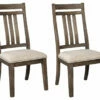 Ashley Furniture Wyndahl - Rustic Brown - Dining Uph Side Chair (2/cn) - Slatback Chairs
