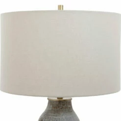 Deals 👏 Accessories Uttermost Monacan Gray Textured Table Lamp 🤩 14 Accessories Uttermost Monacan Gray Textured Table Lamp