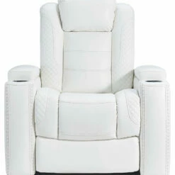 Signature Design By Ashley® Party - White - Pwr Recliner/adj Headrest Chairs