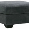 Ashley® Ambrielle - Gunmetal - Oversized Accent Ottoman