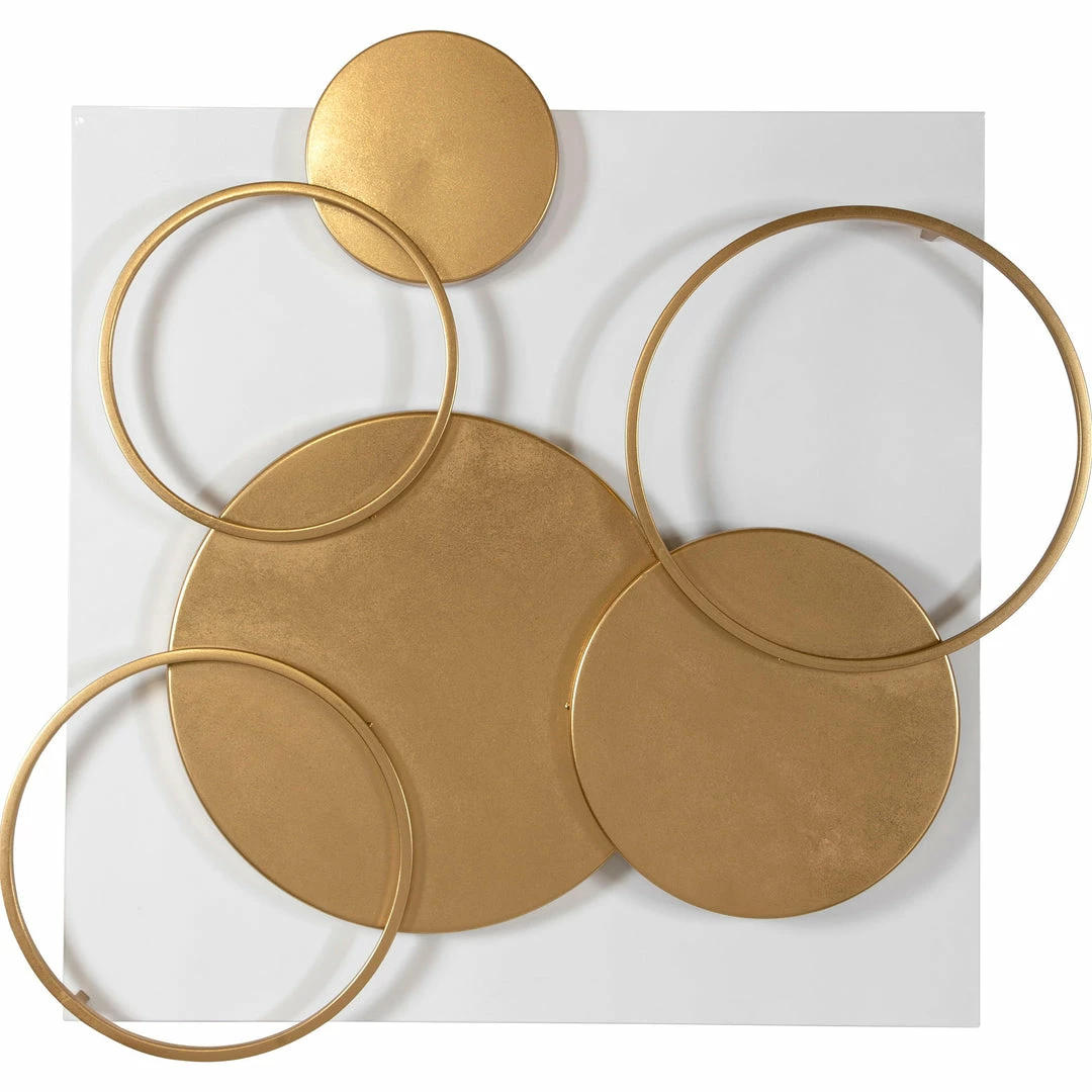 Deals ๐ Uttermost Adagio Golden Disk Wall Art Accessories โ 3 Uttermost Adagio Golden Disk Wall Art Accessories