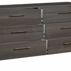 Buy 🎁 Signature Design By Ashley® Brymont - Dark Gray - Six Drawer 👗 Dresser - Sleek 😉 12 Signature Design By Ashley® Brymont - Dark Gray - Six Drawer Dresser - Sleek
