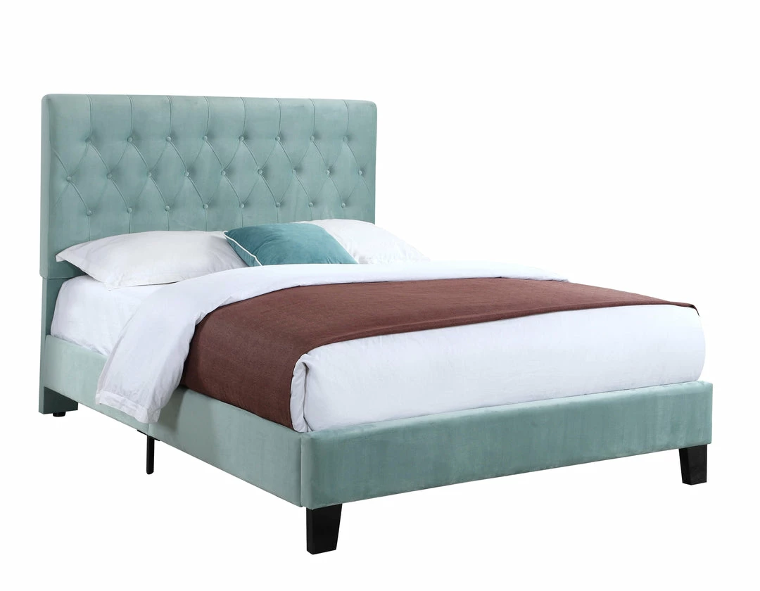 Outlet ๐ Emerald Home Upholstered King Bed Blue ๐ 3 Emerald Home Upholstered King Bed Blue