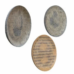 Uttermost Gaia Stone Plate Wall Decor S/3 Accessories