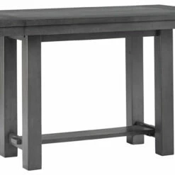 Wholesale 🔥 Signature Design By Ashley® Dining Room Sets Myshanna - Dark Gray - 7 Pc. - Counter Extension Table, 6 Barstools ⭐ 10 Signature Design By Ashley® Dining Room Sets Myshanna - Dark Gray - 7 Pc. - Counter Extension Table, 6 Barstools