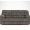 Ashley Furniture Acieona - Slate - Rec Sofa W/drop Down Table