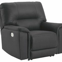 Ashley Furniture Henefer - Midnight - Pwr Recliner/adj Headrest Reclining Furniture
