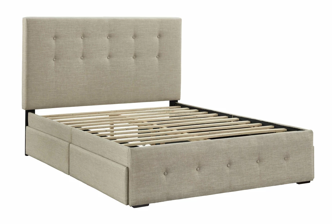 Best reviews of 👏 Signature Design By Ashley® Gladdinson - Gray - Queen Upholstered Bed With 4 Storage Drawers Beds 🌟 4 Signature Design By Ashley® Gladdinson - Gray - Queen Upholstered Bed With 4 Storage Drawers Beds