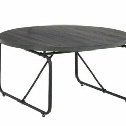 Ashley Furniture Garvine - Charcoal/black - Occasional Table Set (3/cn)