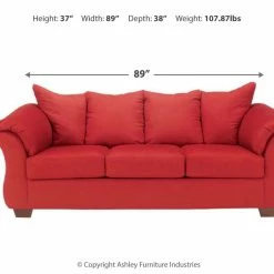 Ashley Furniture Darcy - Sofa Flared Frame - Stationary Sofas