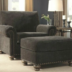 Ashley Furniture Stracelen - Sable - Ottoman Ottomans