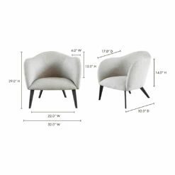 Moe's Home Collection Nuvo Chair Sand Chairs