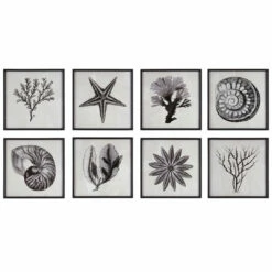 Uttermost Sea Living Framed Prints, S/8