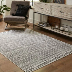 Cheap 💯 Ashley Furniture Accessories Brinoy - Black/white - Large Rug ❤️ 8 Ashley Furniture Accessories Brinoy - Black/white - Large Rug