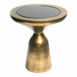 Moe's Home Collection Oracle Accent Table Large Antique Brass Tables