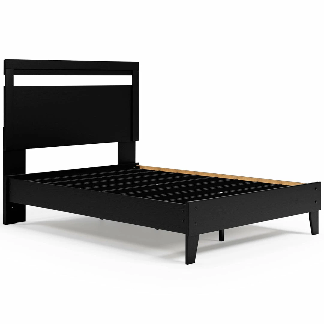 New ✨ Signature Design By Ashley® Finch - Black/brown - Full Panel Platform Bed Beds 🥰 5 Signature Design By Ashley® Finch - Black/brown - Full Panel Platform Bed Beds
