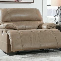 Ashley Furniture Ricmen - Wide Seat Power Recliner