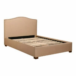 Moe's Home Collection Beds Zale Queen Bed Oatmeal