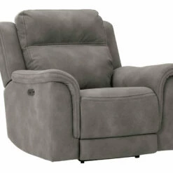 Ashley Furniture Next-gen Durapella - Slate - Pwr Recliner/adj Headrest Chairs