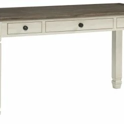 Ashley Furniture Desks Bolanburg - Antique White / Brown - Home Office Desk