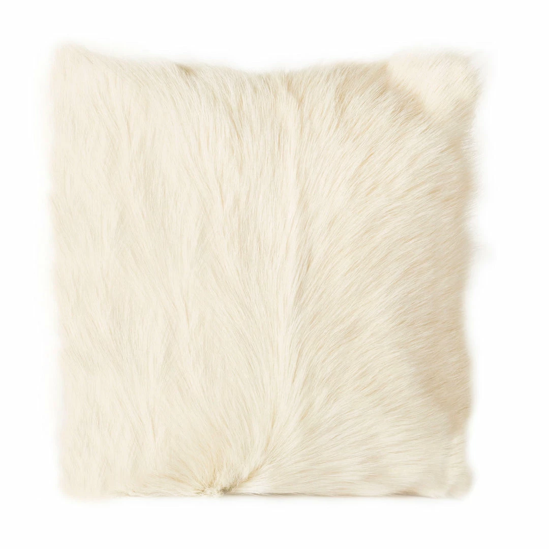 Best Sale ๐ Moe's Home Collection Goat Fur Pillow Natural ๐ 3 Moe's Home Collection Goat Fur Pillow Natural