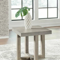 Signature Design By Ashley® Lockthorne - Gray - Square End Table