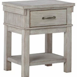 Ashley Furniture Nightstands Hollentown - Whitewash - One Drawer Night Stand