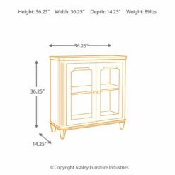 Ashley Furniture Mirimyn - Antique Accent Cabinet Cabinets