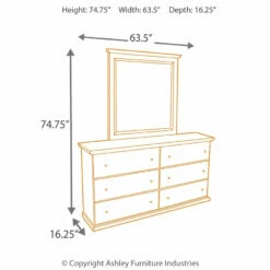 Ashley Furniture Bostwick Shoals - Best In Class - Dresser, Mirror Dressers