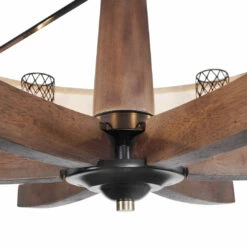 Accessories Uttermost Woodall 6 Light Drum Chandelier