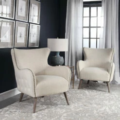 Best reviews of 🔥 Chairs Uttermost Donya Cream Accent Chair 🥰 10 Chairs Uttermost Donya Cream Accent Chair