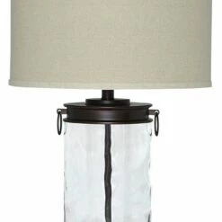 Ashley Furniture Tailynn - Clear/bronze Finish - Glass Table Lamp (1/cn)