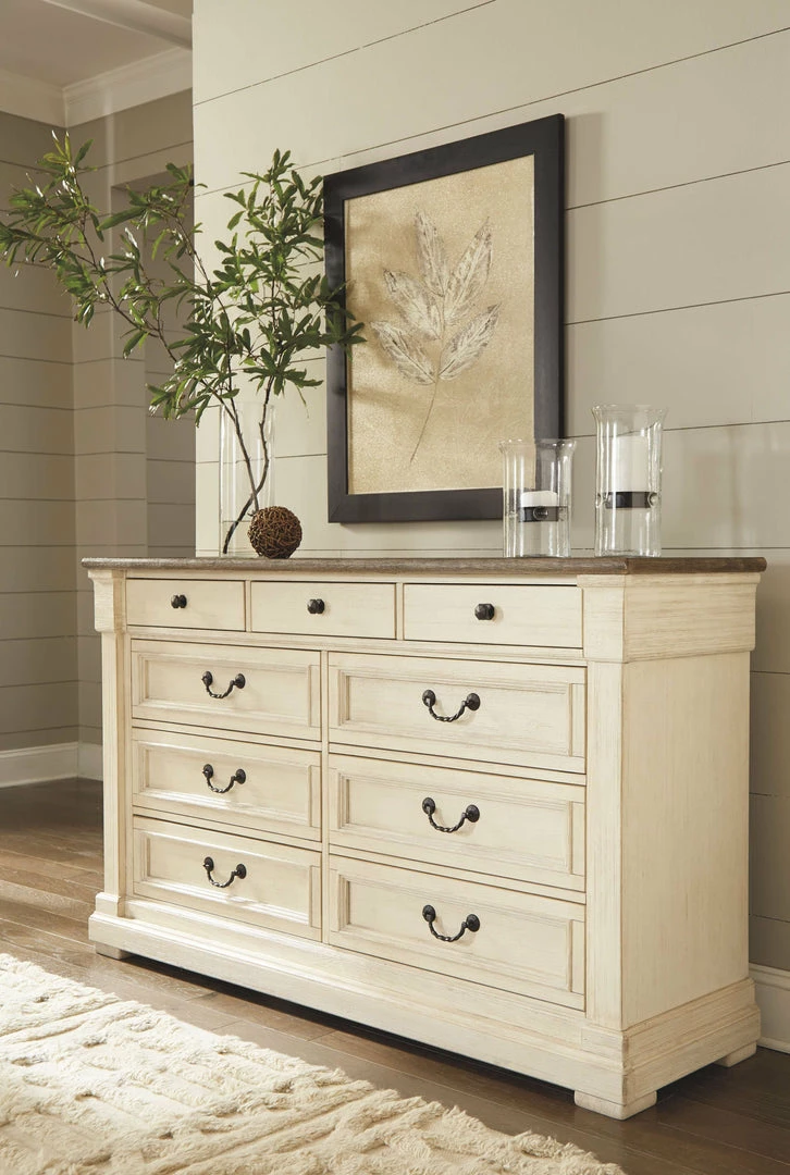 Best Pirce ⌛ Ashley Furniture Bolanburg - 👗 Dresser, Mirror 😍 6 Ashley Furniture Bolanburg - Dresser, Mirror