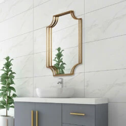 Uttermost Lindee Gold Wall Mirror