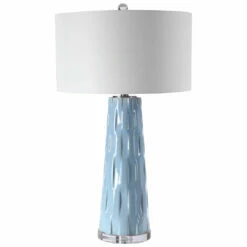 Accessories Uttermost Brienne Light Blue Table Lamp