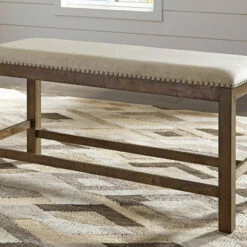 Ashley Furniture Moriville - Beige - Double Uph Bench (1/cn) Benches