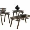 Ashley Furniture Paintsville - Bronze Finish - Occasional Table Set (3/cn) Tables