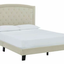 Ashley Furniture Adelloni - Cream - Queen Upholstered Bed